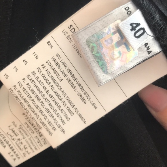 Dolce and Gabbana black dress size 40 - Picture 4 of 5